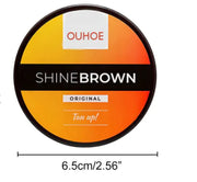 SunKissed Radiance: ShineBrown Tanning Gel